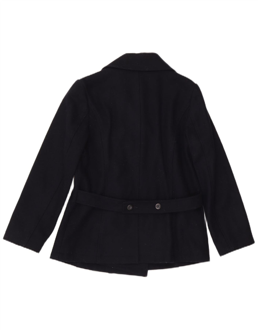 Cappotto da marinaio da donna Ellesse UK 14 grande in lana blu navy