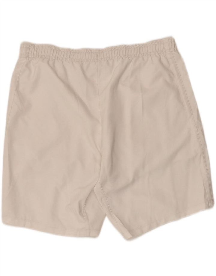 UMBRO Pantaloncini sportivi da uomo Inghilterra grandi poliestere bianco