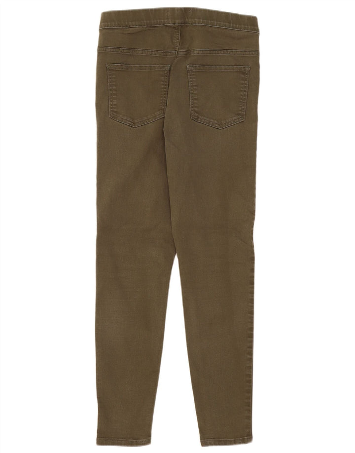 Jeans Jeggings da donna Marks & Spencer UK 12 MediumW30 L26 Cotone kaki