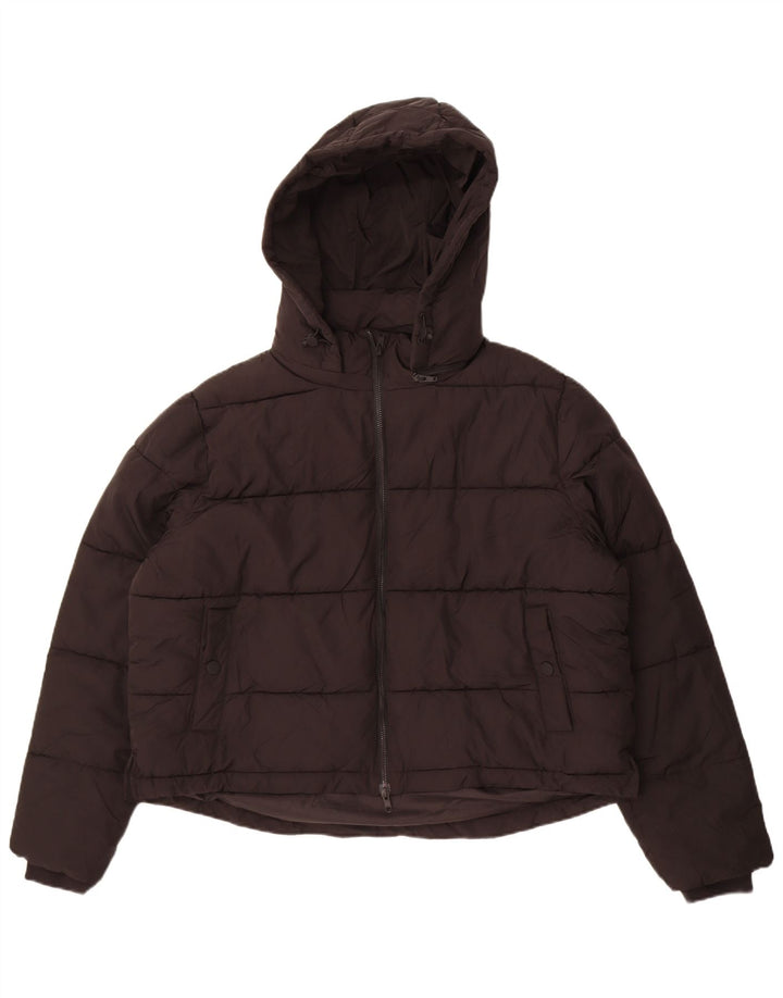 Giacca imbottita corta oversize da donna French Connection UK 16 grande nera