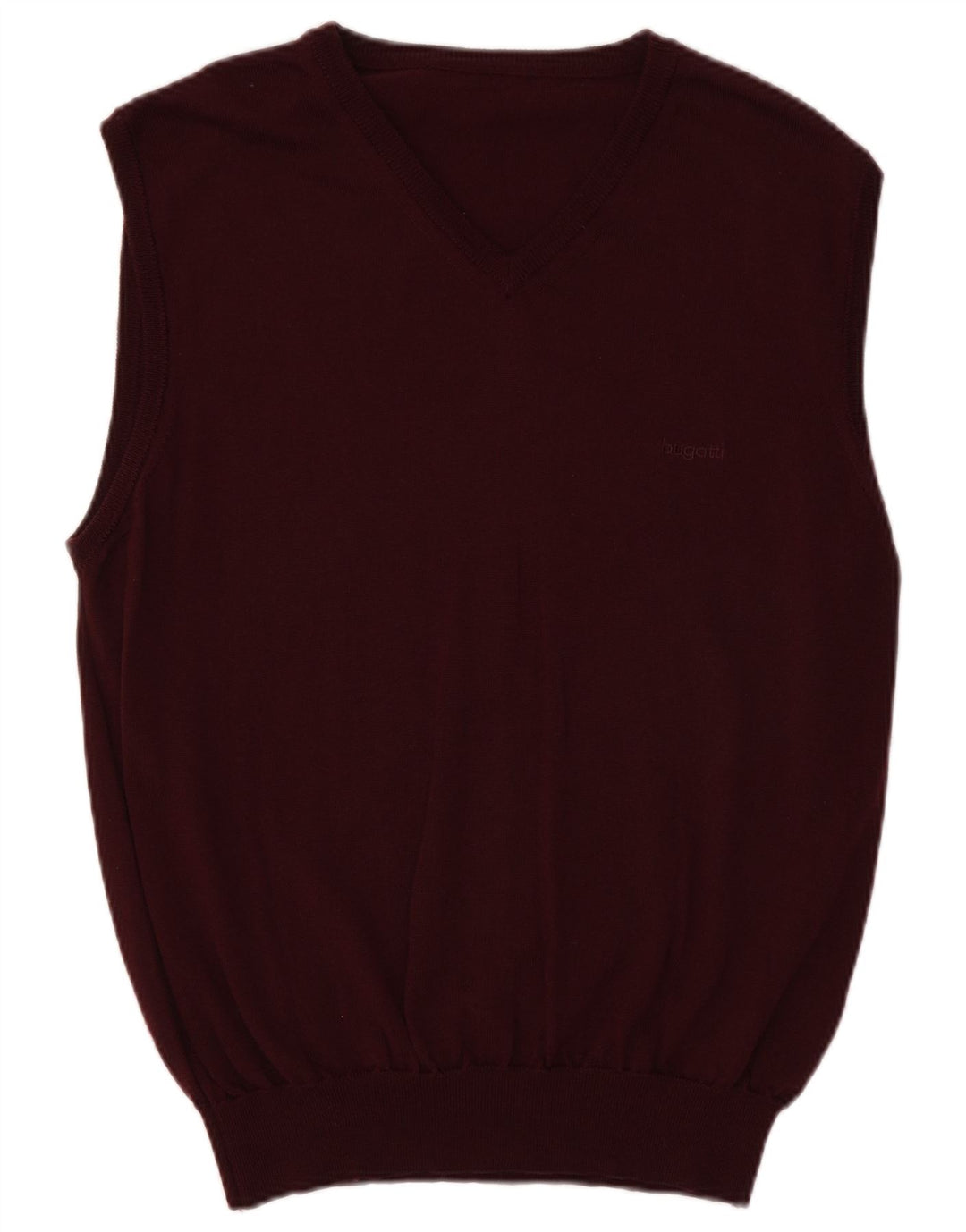 Canotta da uomo Bugatti Canotta UK 40 Lana vergine bordeaux media