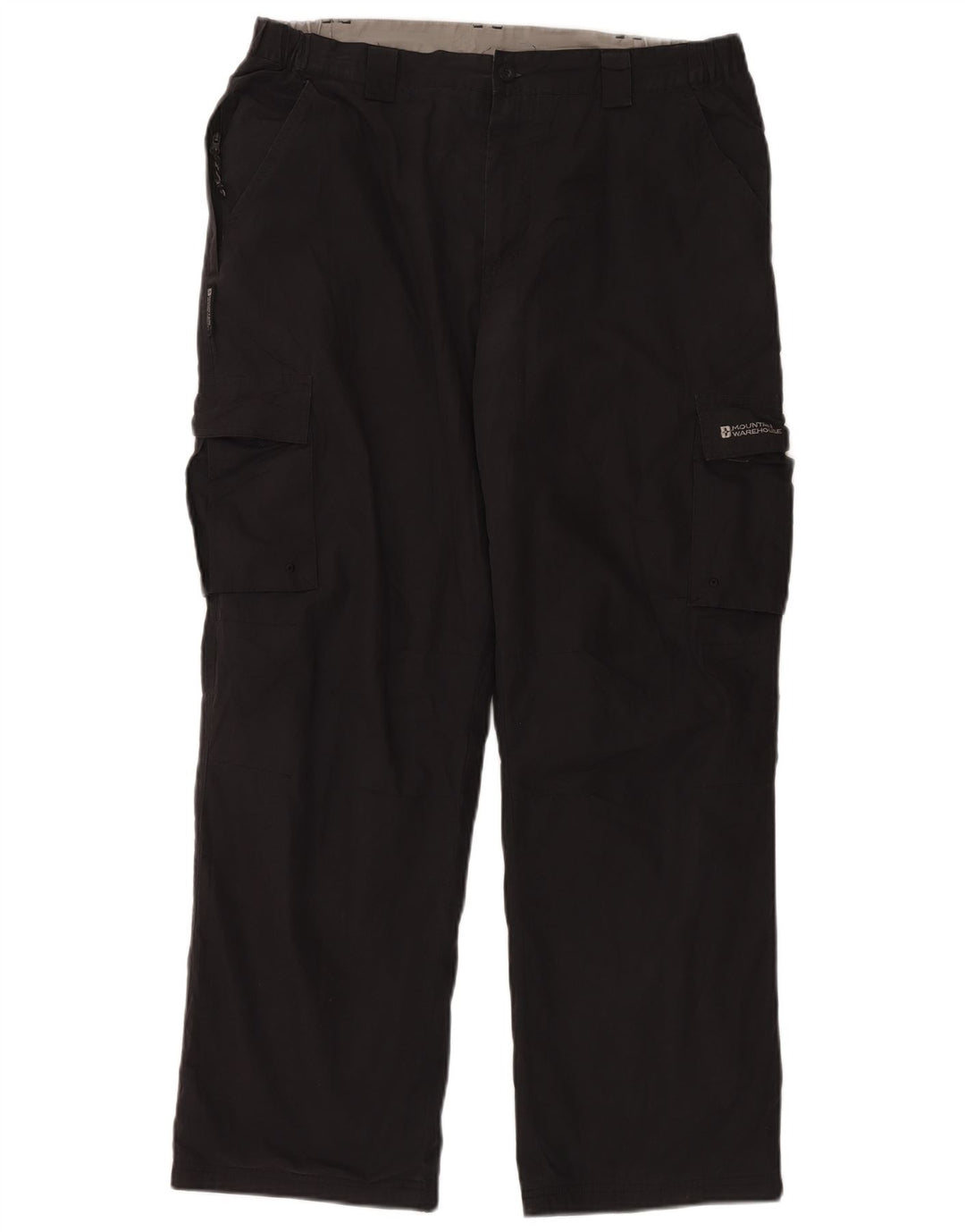 Pantaloni cargo dritti da uomo Mountain Warehouse W34 L30 poliestere nero