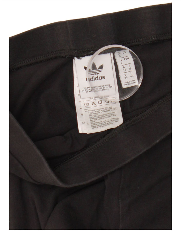 Leggings Adidas da donna UK 8 piccolo cotone nero