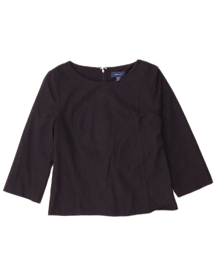 GANT Camicetta da donna con maniche a 3/4 UK 6 XS Blu navy