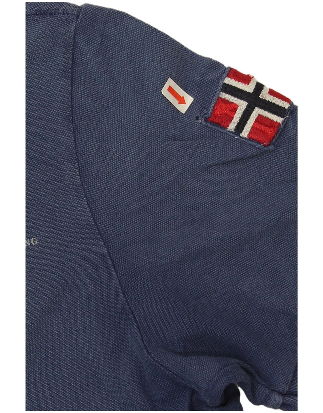 Polo da uomo Napapijri piccola in cotone blu navy