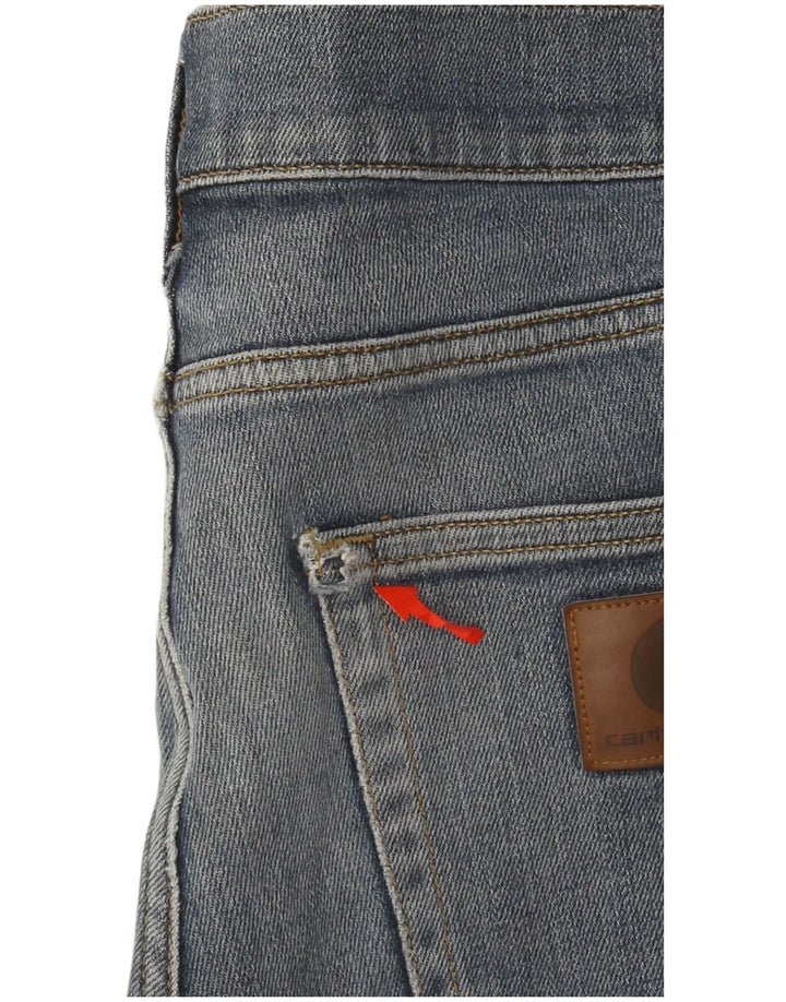 Jeans slim da uomo CARHARTT W32 L27 cotone blu