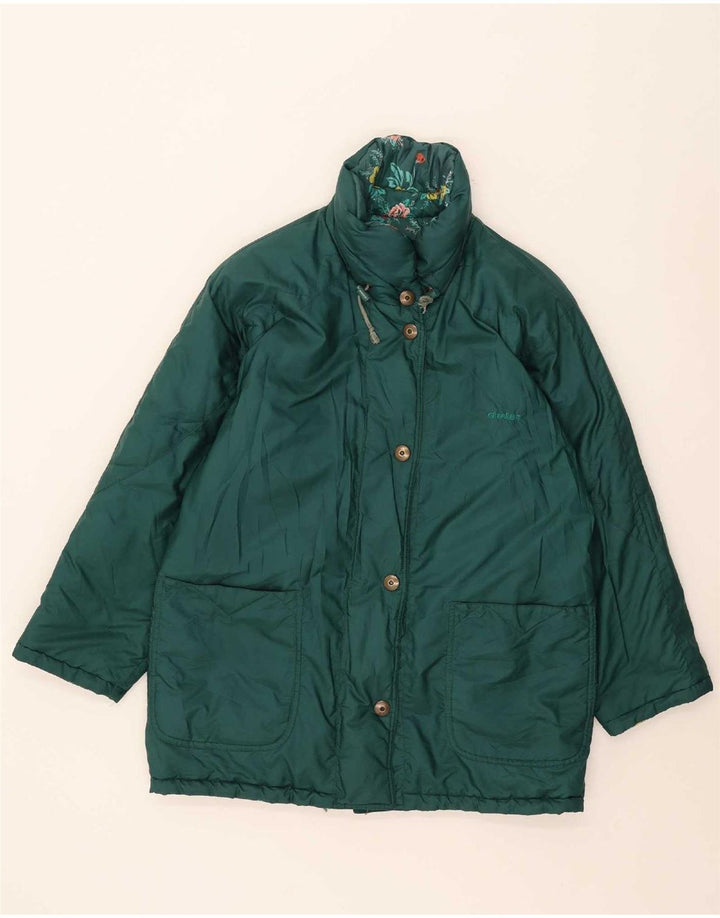 Giacca da sci reversibile da donna Stratos EU 44 XL Poliestere verde floreale