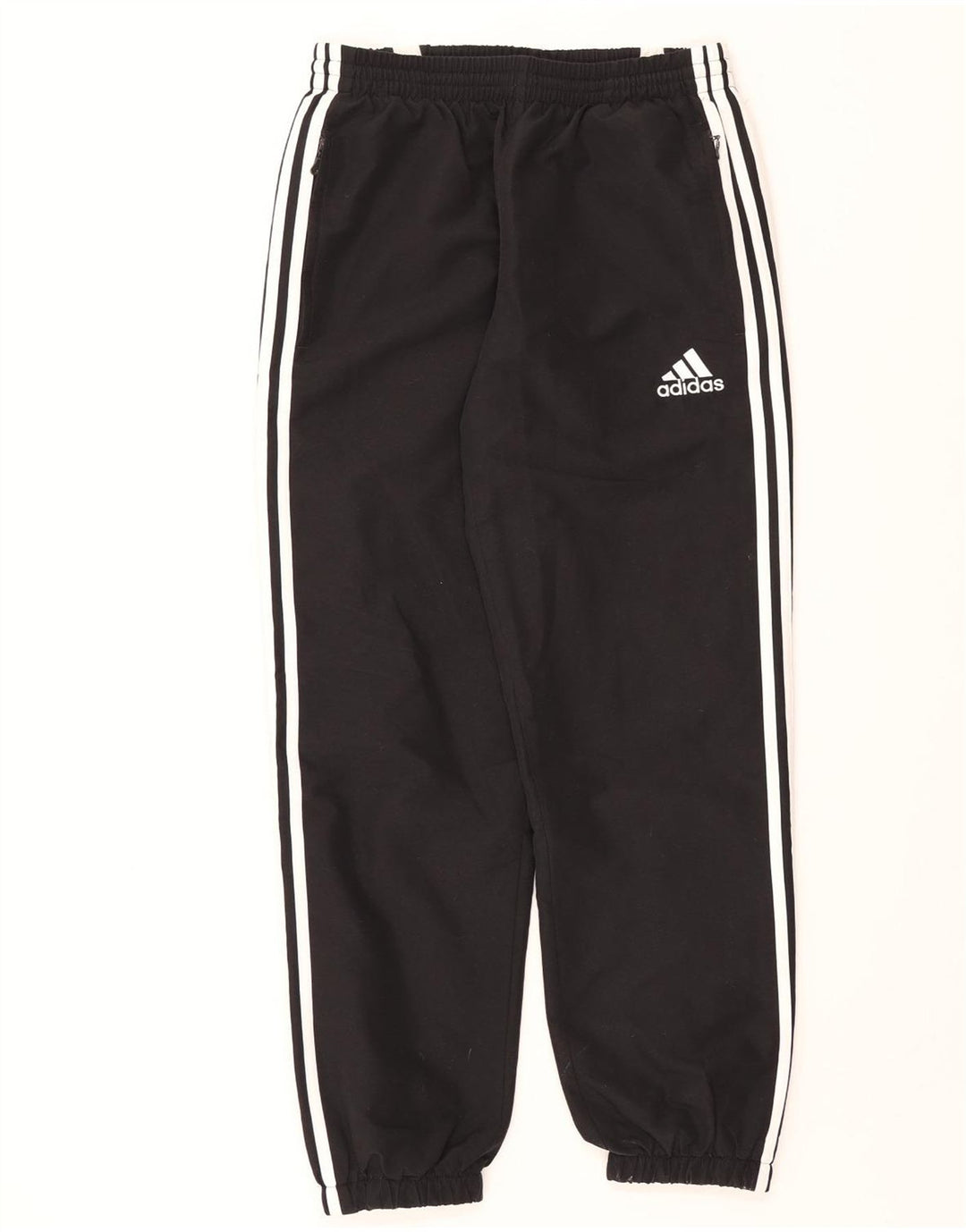 ADIDAS Mens Tracksuit Trousers Joggers Small Black Colourblock Polyester Vintage Adidas and Second-Hand Adidas from Messina Hembry 