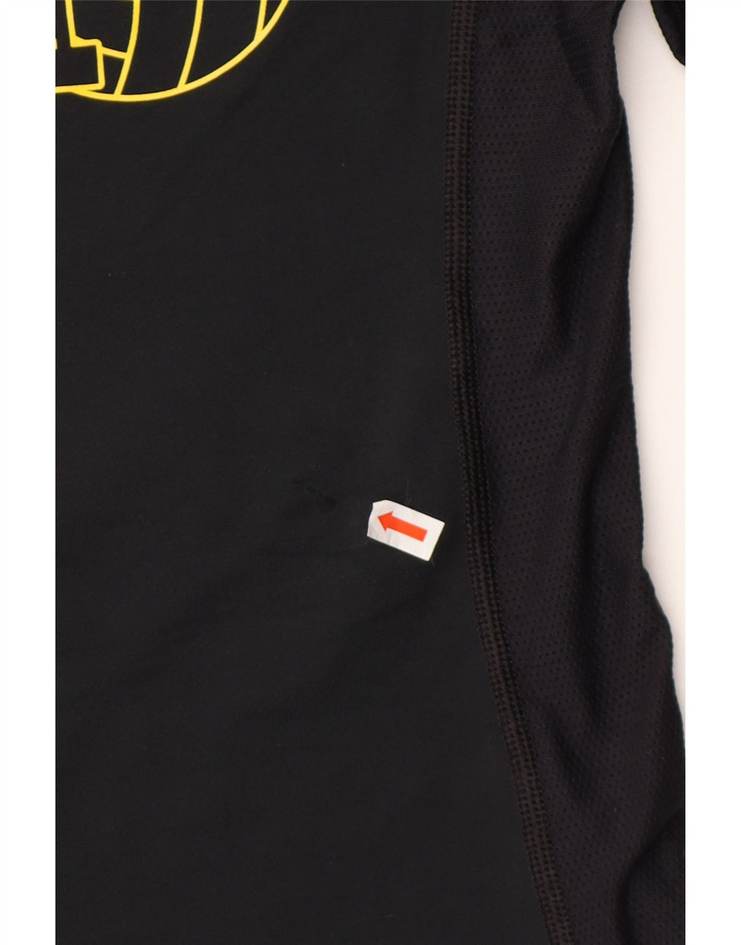 NIKE Womens Graphic Top Long Sleeve UK 12 Medium Black Polyester Vintage Nike and Second-Hand Nike from Messina Hembry 