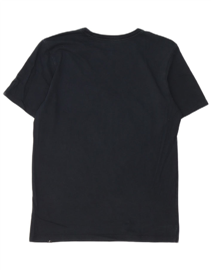 T-shirt grafica da uomo Jordan Top in cotone blu navy medio