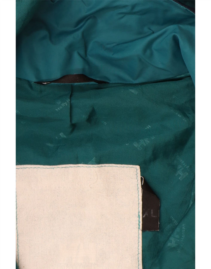 HELLY HANSEN Giacca antipioggia da uomo con cappuccio UK 42 XL Blu navy Colourblock