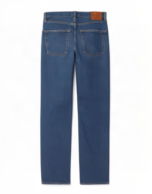 Jeans dritti da donna Zara EU 36 XS W26 L30 cotone blu
