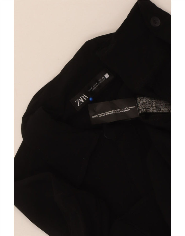 Camicia Zara Uomo Small Nera in viscosa