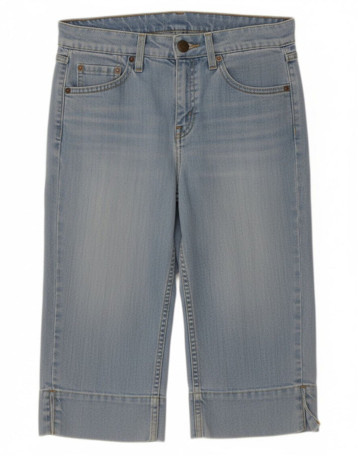 Pantaloncini di jeans Bermuda da donna Levi's US 9 Medium W32 Blu Ramie
