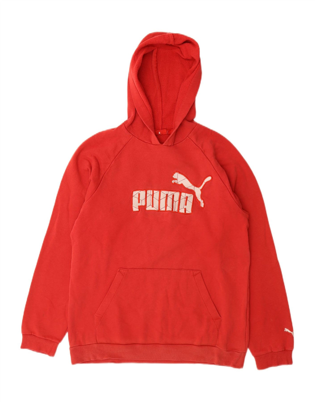 Felpa con cappuccio grafica PUMA da ragazzo 13-14 anni Rossa