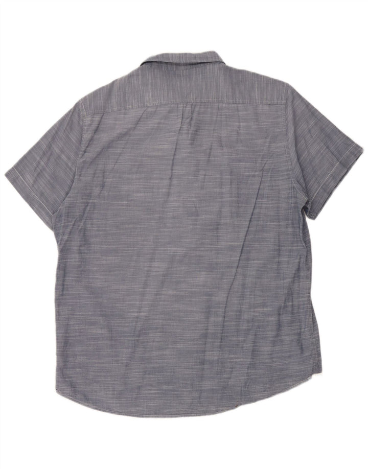 Camicia LEE da uomo a maniche corte vestibilità regolare 2XL in cotone blu