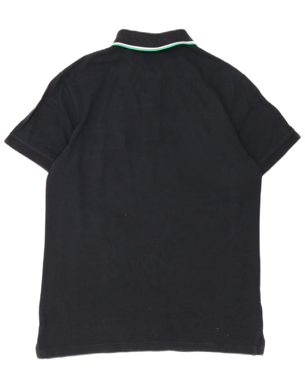 Polo da uomo slim fit Fred Perry, grande, in cotone a righe nere