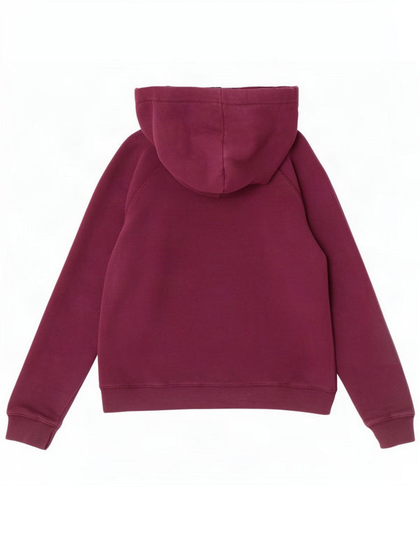 Maglione con cappuccio grafico da donna Jack Wills UK 8 piccolo cotone viola