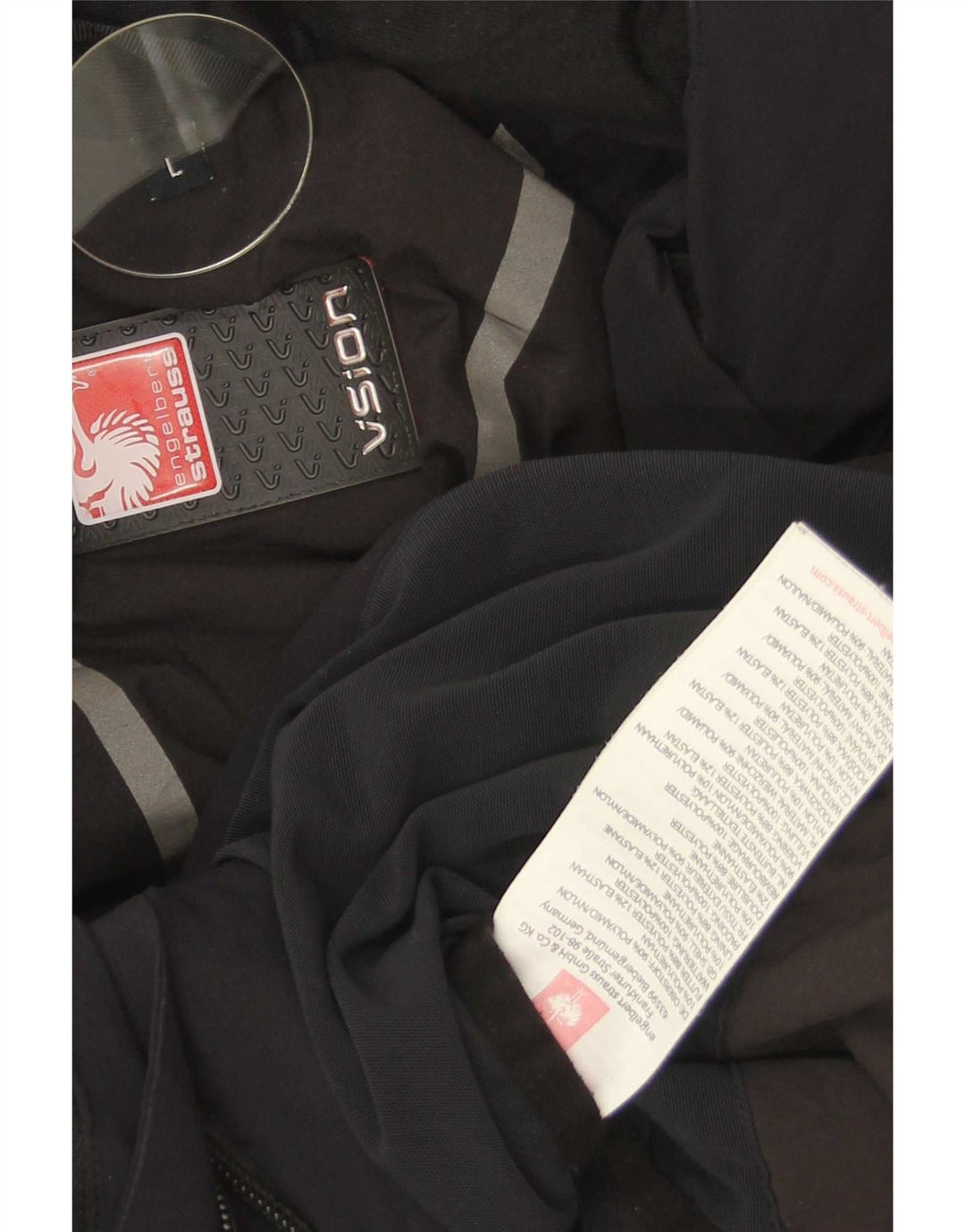 Giacca antipioggia da uomo con cappuccio Vision UK 40 Large blu navy in poliammide