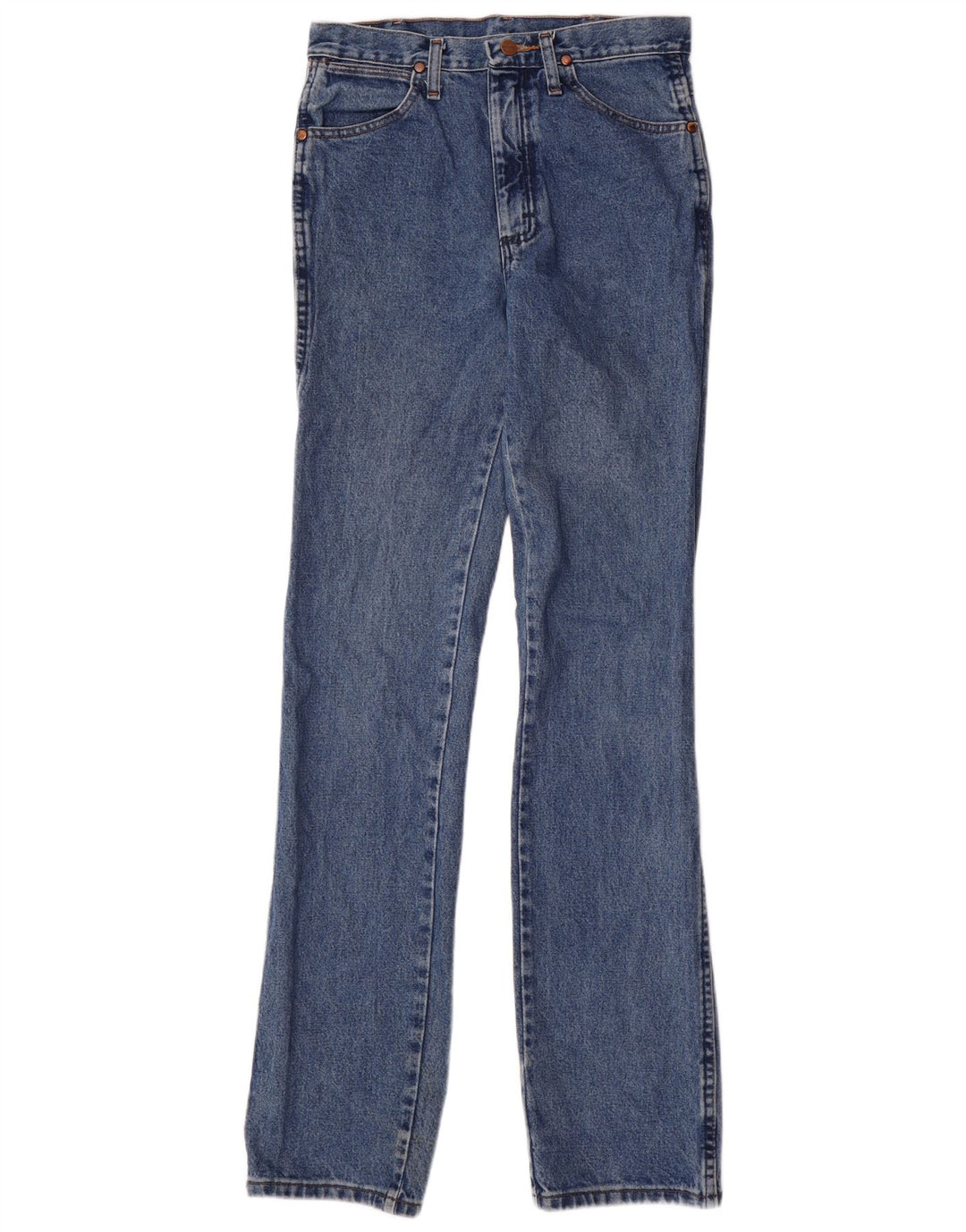 Jeans dritti da donna Wrangler W29 L36 cotone blu