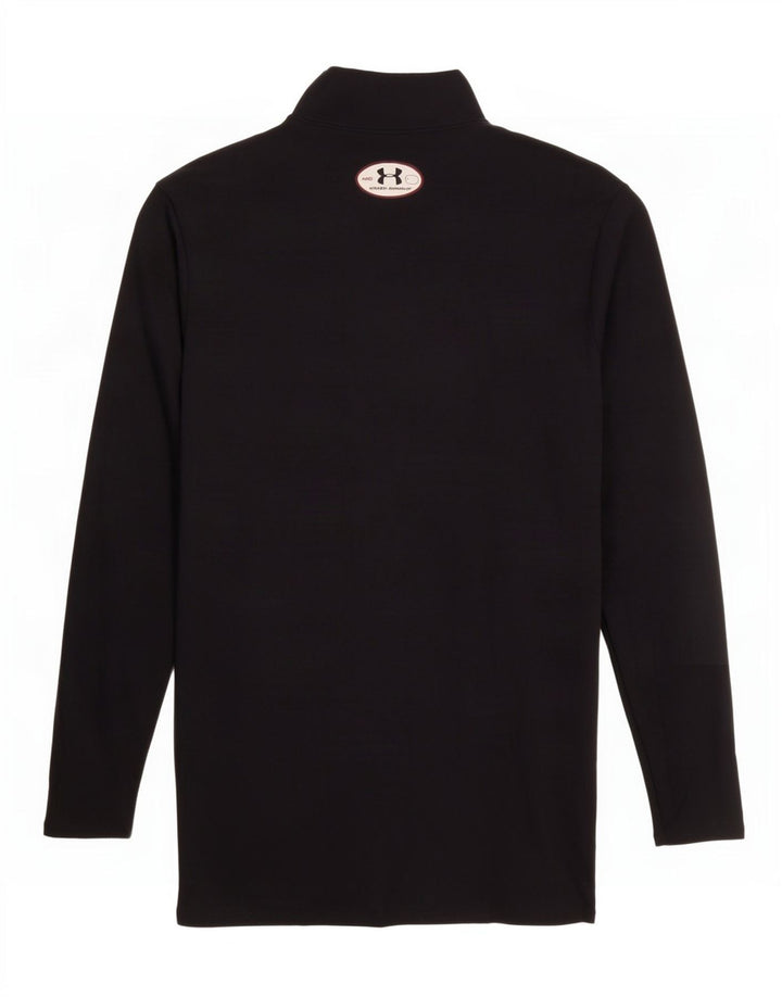 Maglia da uomo Under Armour a maniche lunghe in nylon nero medio