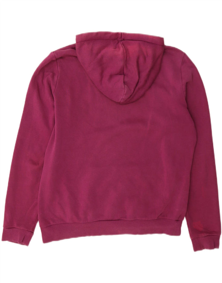 Felpa con cappuccio grafica da donna Puma UK 14 Large Viola Poliestere