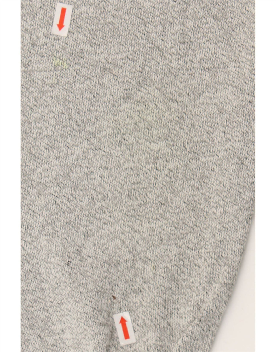 MARC RENE Mens Crew Neck Jumper Sweater Small Grey Striped Vintage Marc Rene and Second-Hand Marc Rene from Messina Hembry 
