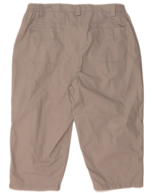 Bermuda da donna Mountain Warehouse UK 16 Large W34 Poliestere beige