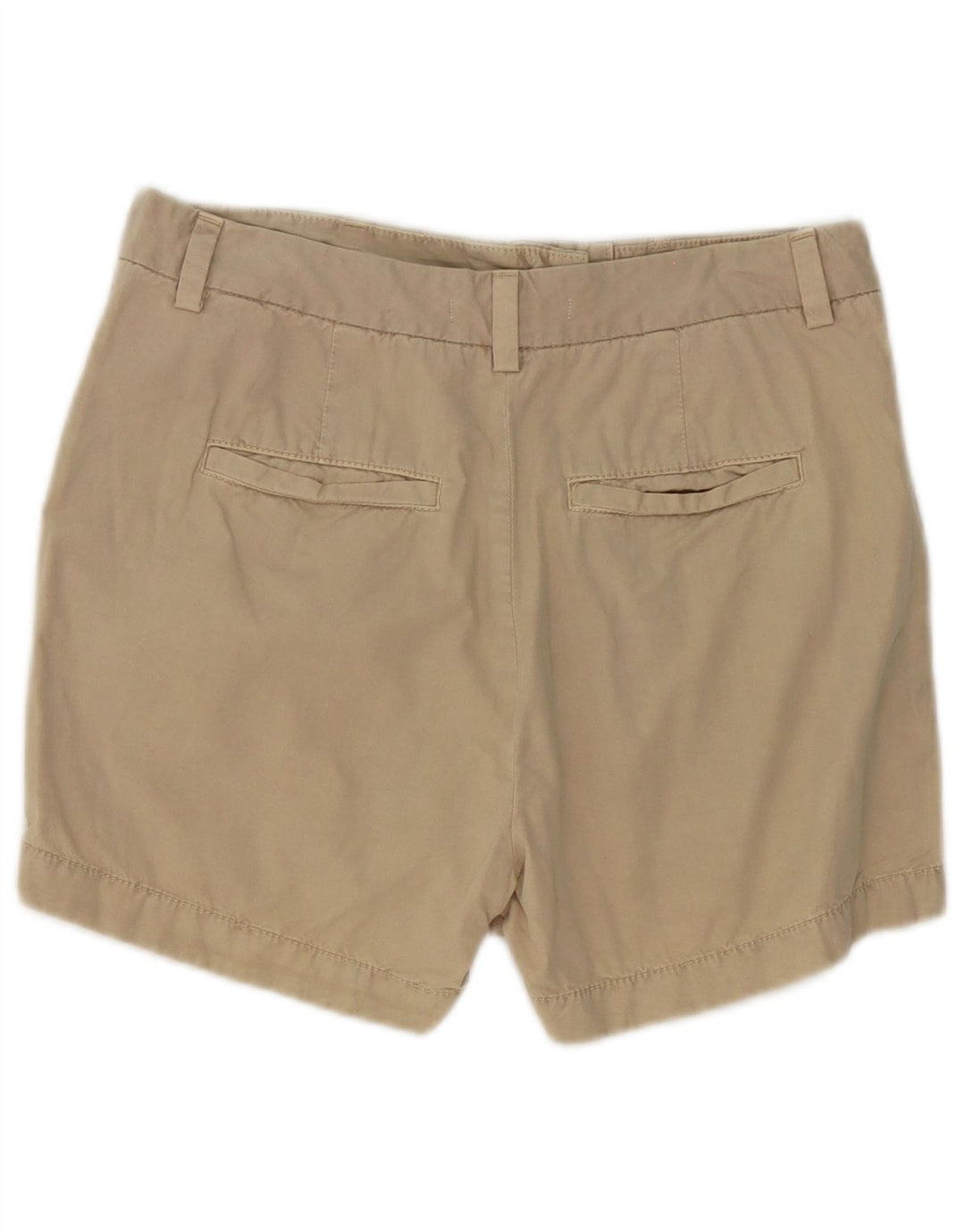 Pantaloncini chino da donna Marks & Spencer UK 8 piccoli W28 cotone beige
