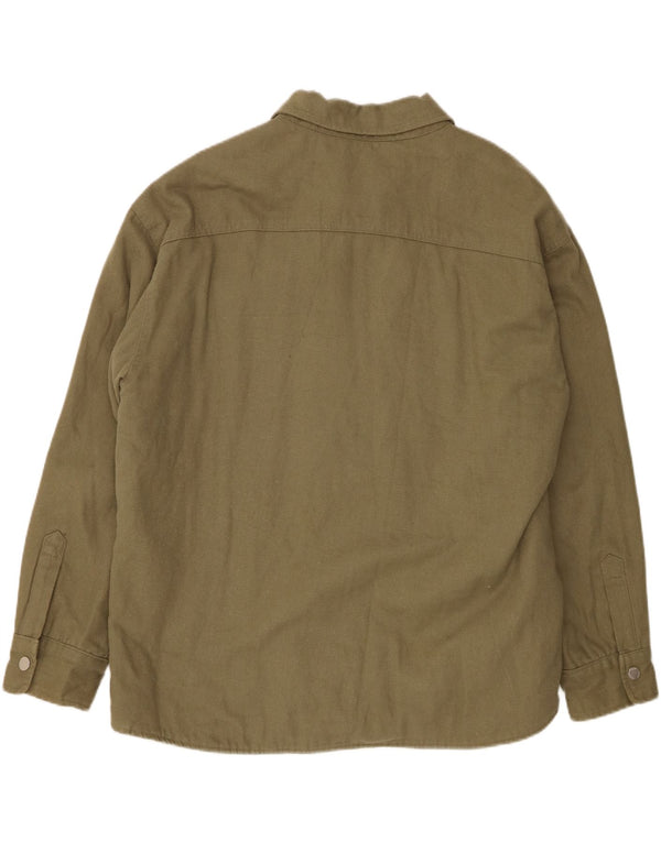 Giacca utility da uomo Zara UK 42 XL cotone kaki