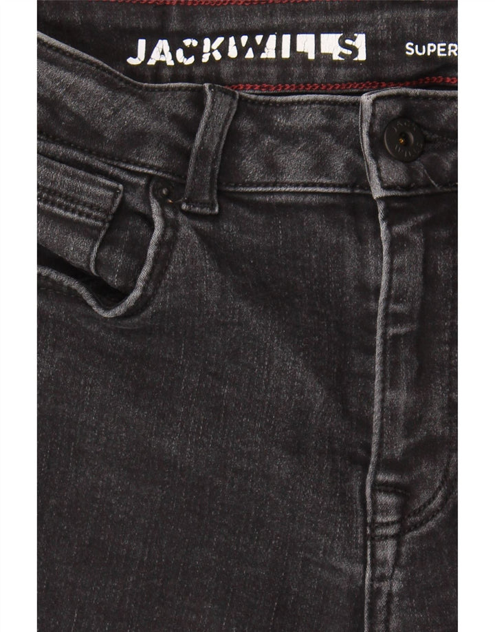 JACK WILLS Womens Super Skinny Jeans W28 L29 Black Vintage Jack Wills and Second-Hand Jack Wills from Messina Hembry 