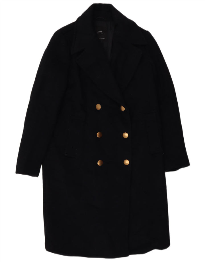 Cappotto doppiopetto da donna Zara UK 14 blu navy medio