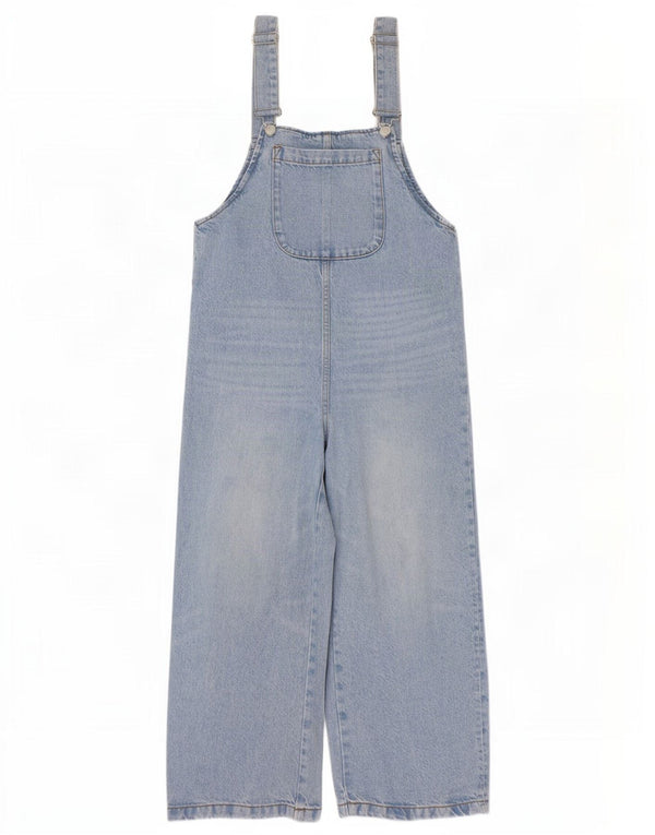 Salopette da donna Zara Jeans larghi UK 10 Small W32 L24 Cotone blu
