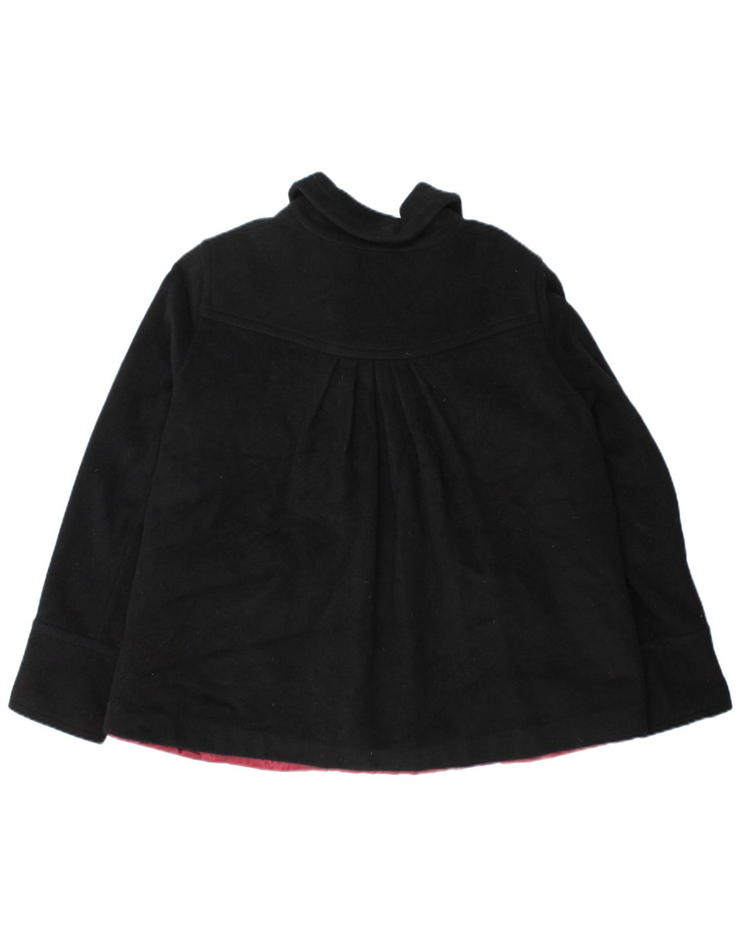 Cappotto da marinaio da donna Jack Wills UK 12 lana nera media