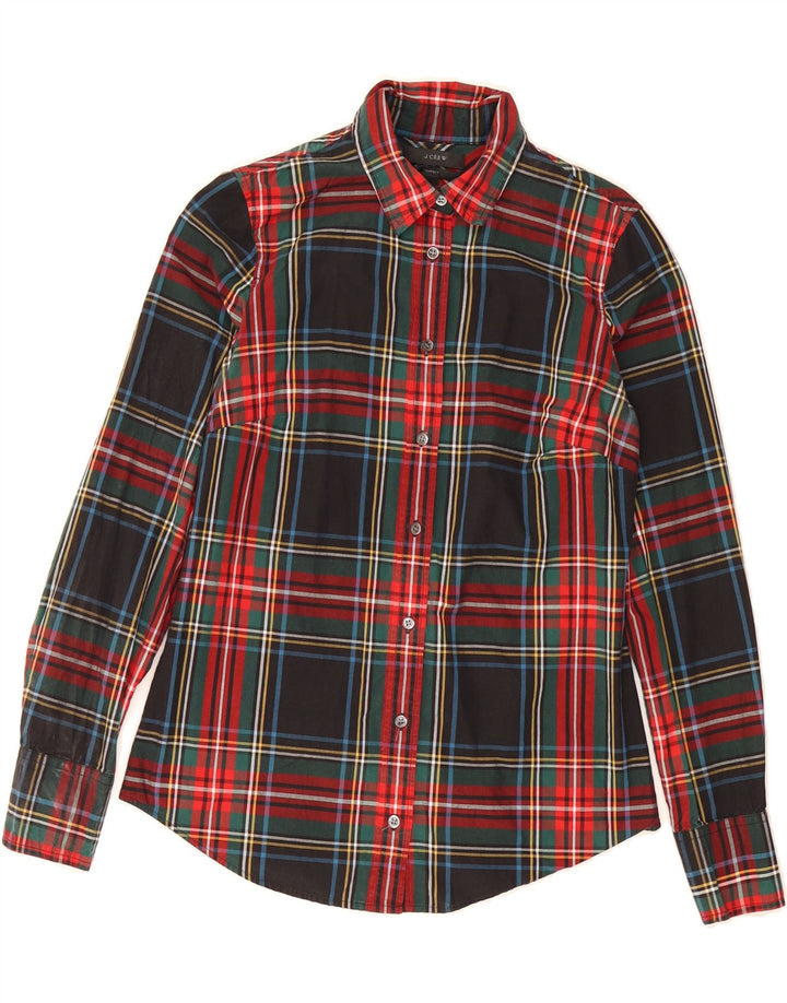 J. CREW Womens Shirt US 2 XS Multicoloured Check Cotton Vintage J. Crew and Second-Hand J. Crew from Messina Hembry 