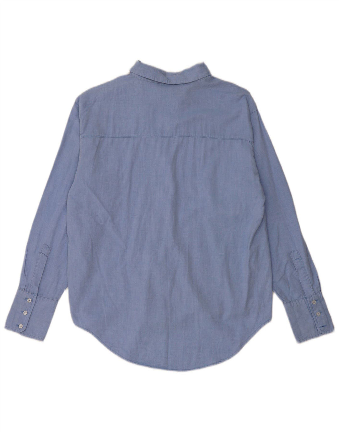 Camicia oversize da donna Zara UK 6 XS cotone blu