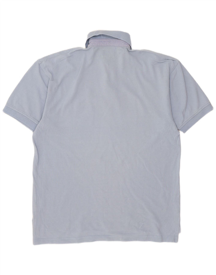 Polo da uomo Tommy Hilfiger piccola in cotone blu