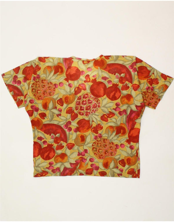 PERSONA Womens Oversized T-Shirt Top Size 17 Small Multicoloured Cotton