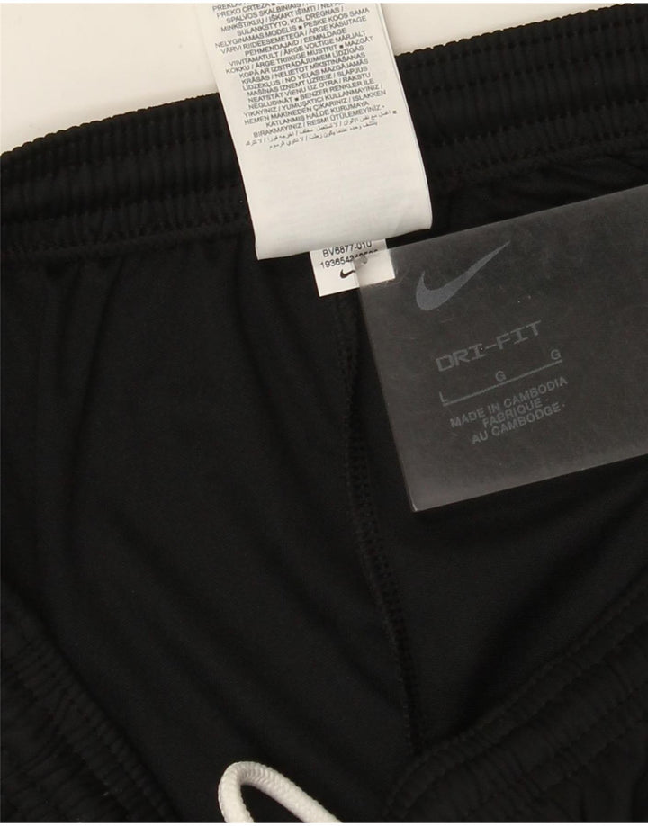 Pantaloni da tuta Nike Dri Fit da uomo, grandi, in poliestere nero