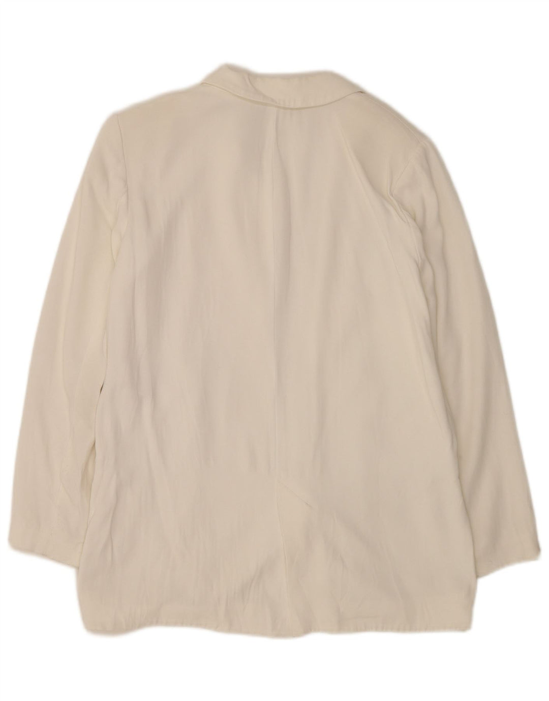 Giacca blazer aperta oversize da donna Zara UK 10 piccola bianca