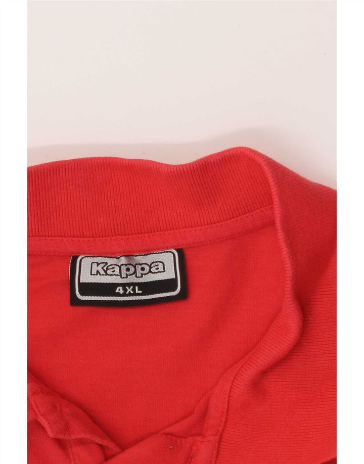 Polo da uomo Kappa 4XL Rosso