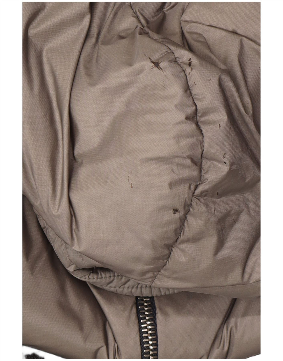 Moncler Giacca imbottita con cappuccio da uomo taglia 3 grande grigio colorblock designer