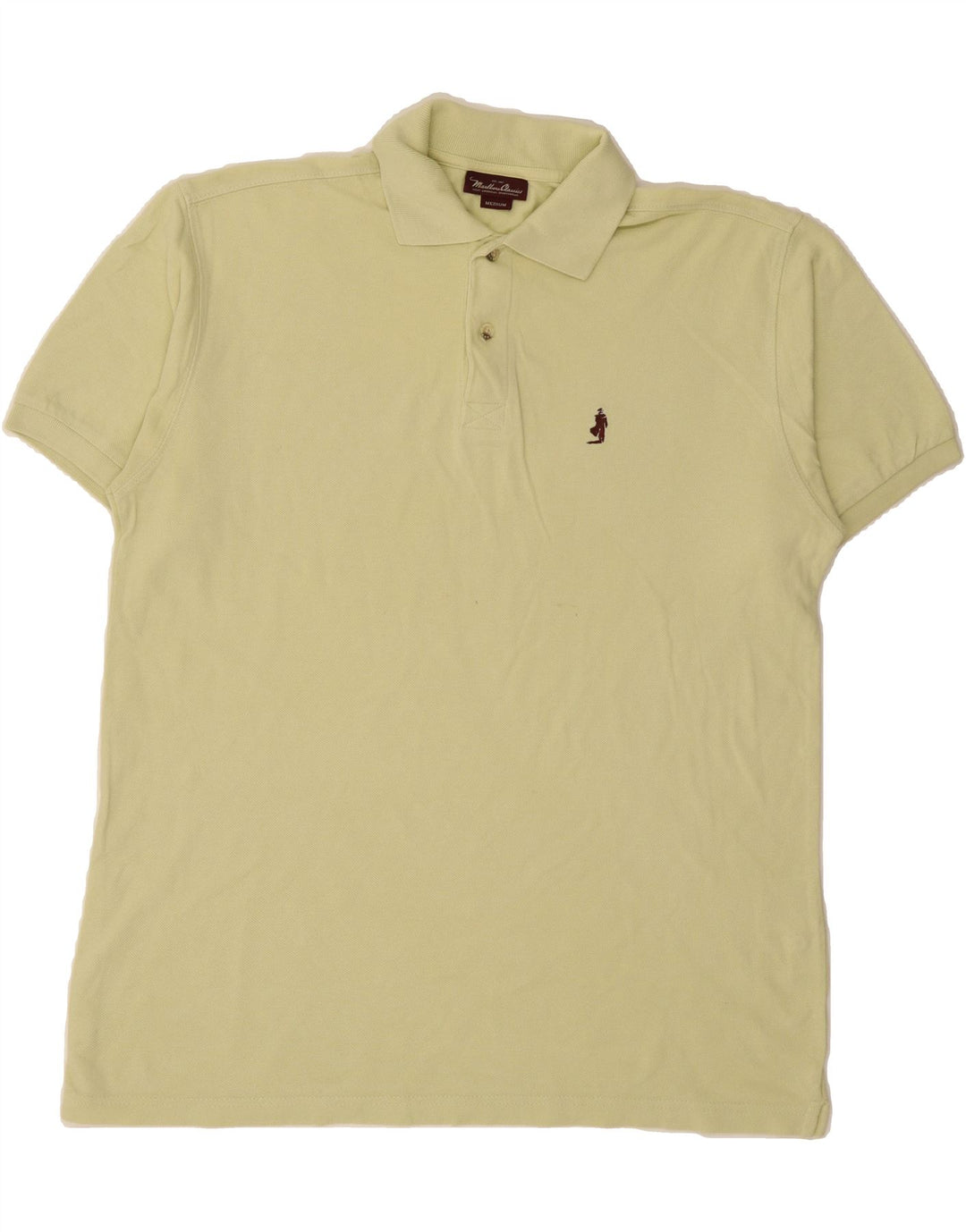 MARLBORO CLASSICS Mens Polo Shirt Medium Green Cotton Vintage Marlboro Classics and Second-Hand Marlboro Classics from Messina Hembry 