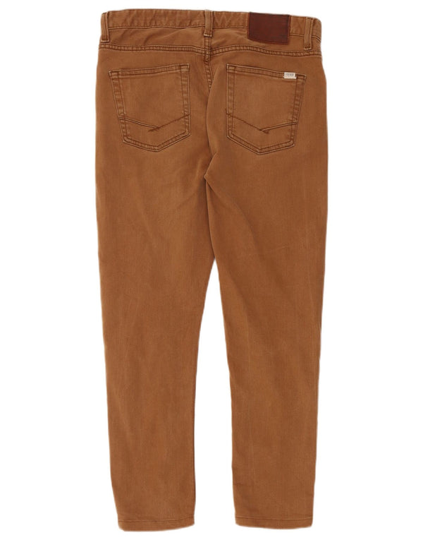 Pantaloni casual slim da uomo VANS W30 L26 cotone marrone