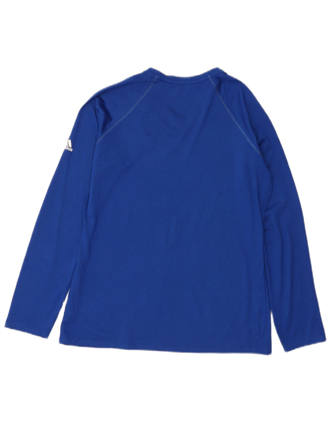 Top Adidas Climalite Graphic manica lunga da ragazzo 13-14 anni blu medio