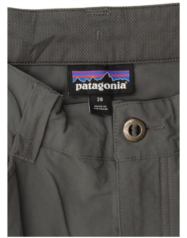 Pantaloncini cargo da uomo PATAGONIA W28 piccoli in nylon grigio