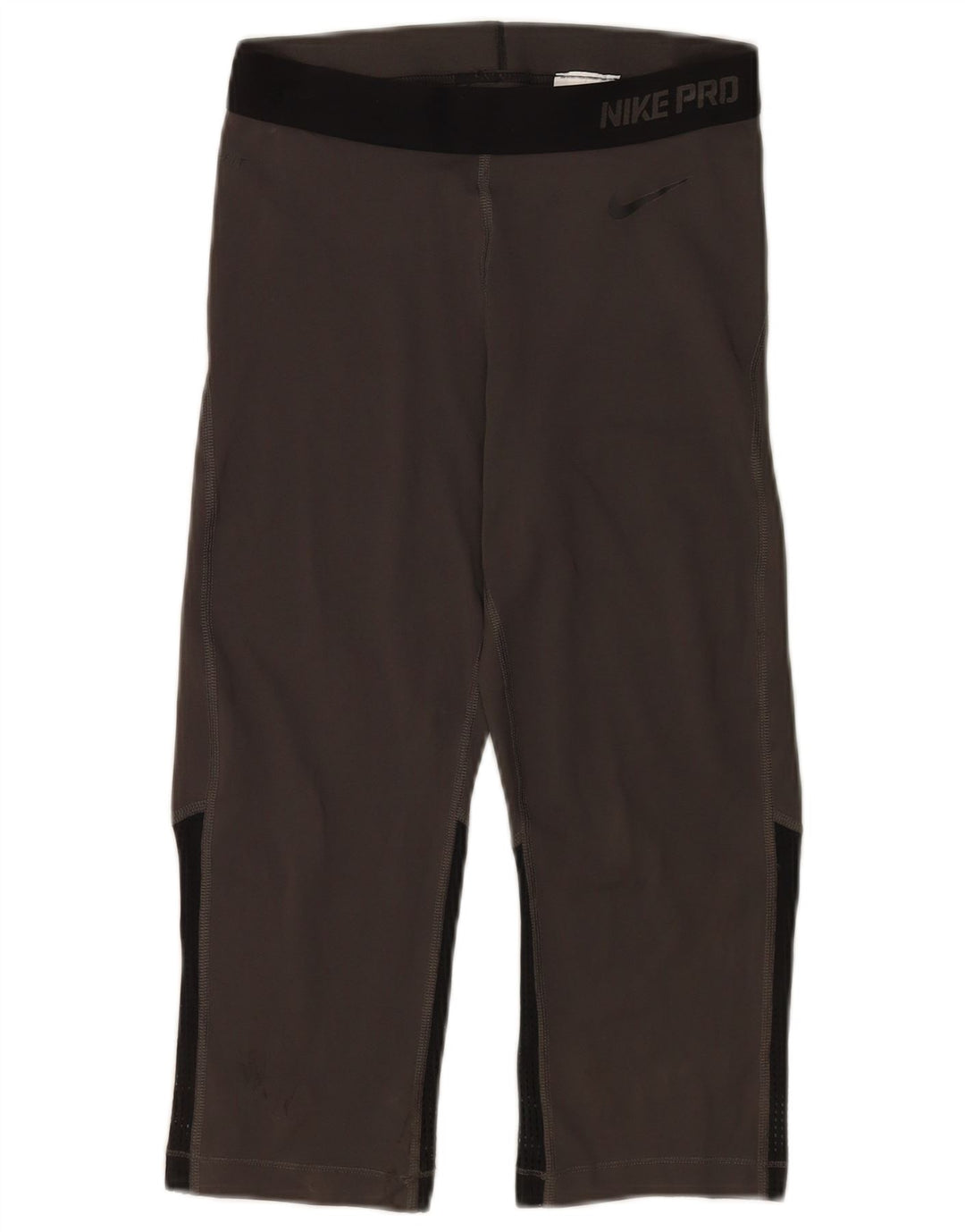Leggings Nike Graphic Capri da donna UK 12 Poliestere color block grigio medio
