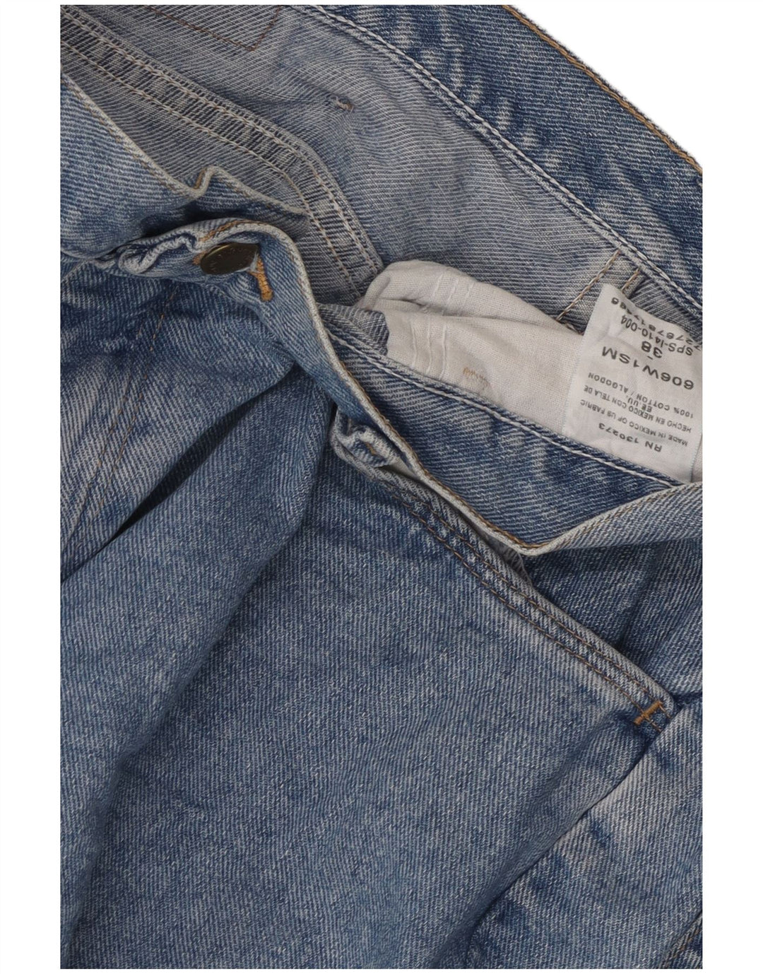 Pantaloncini di jeans da uomo WRANGLER W38 XL cotone blu