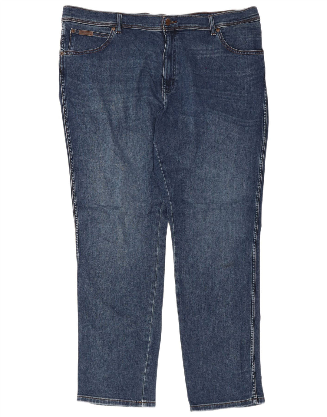 Jeans Wrangler Texas Slim da uomo W44 L32 in cotone blu