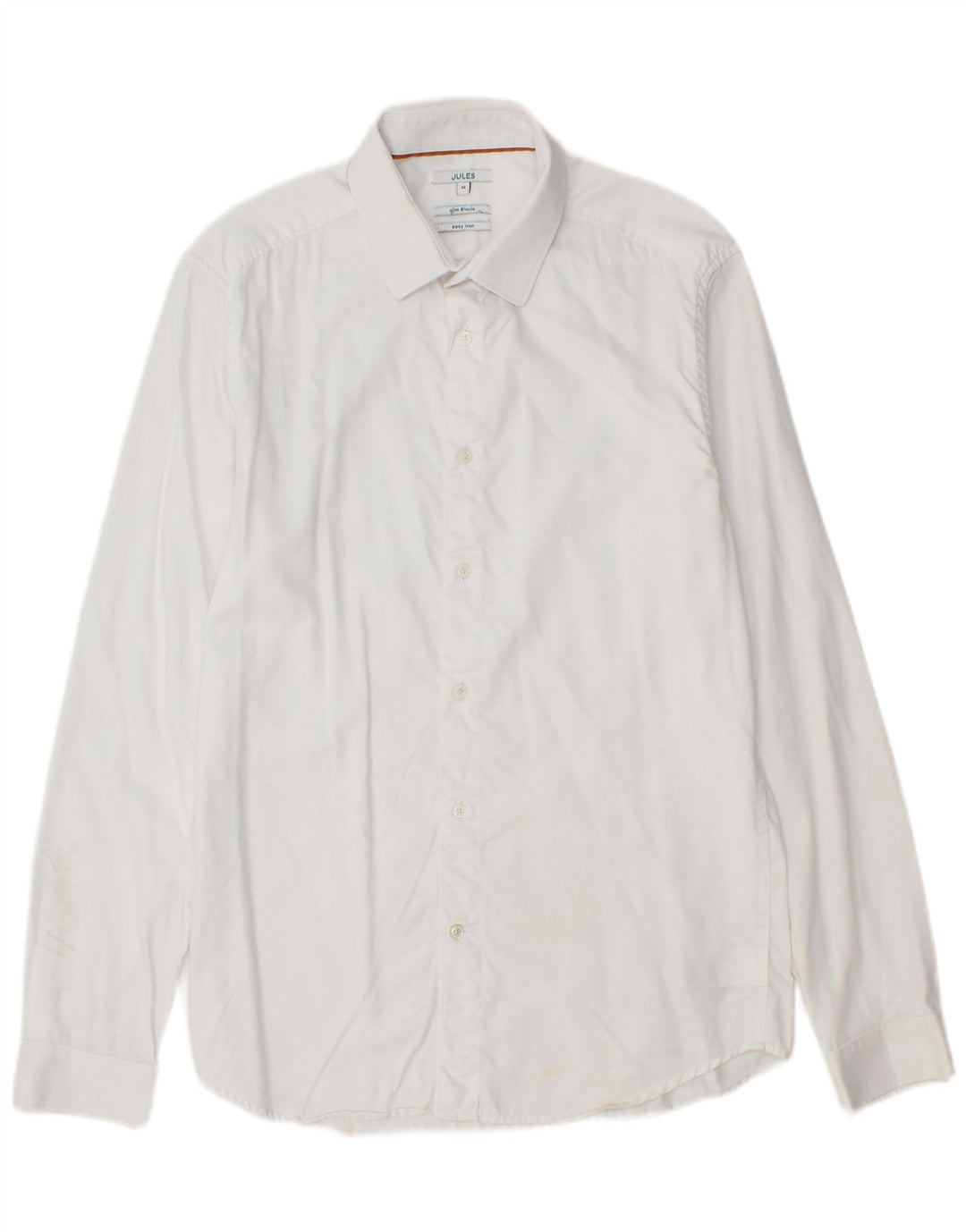Camicia da uomo slim fit JULES in cotone bianco medio
